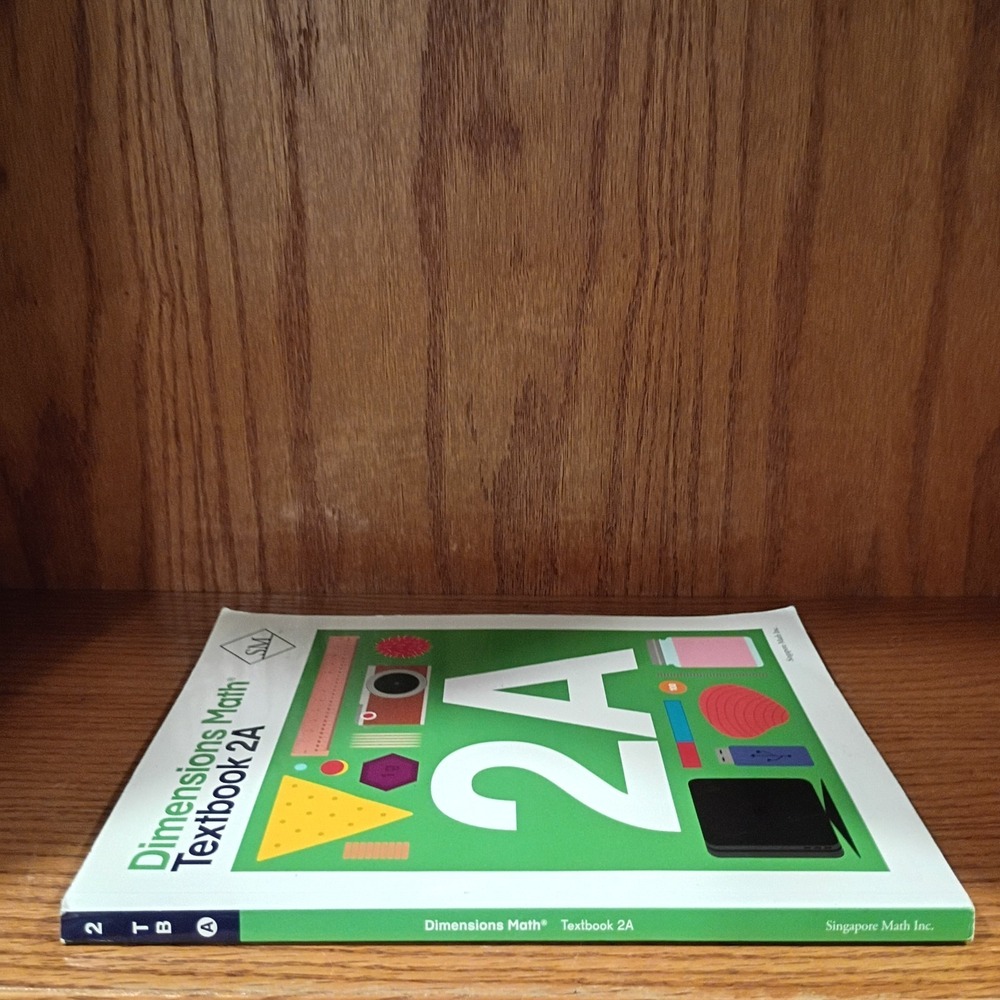 Dimensions Math Student Textbook 2A Trade Paperback Singapore Math - Picture 3 of 9